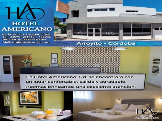 Arroyito Turismo Hotel Americano 